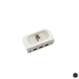 چیپ LED RGB WS2812B دارای پکیج 4020 شفاف