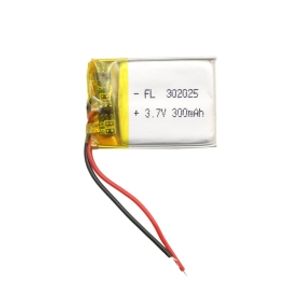 باتری لیتیوم پلیمر 3.7v ظرفیت 300mAh کد 402020