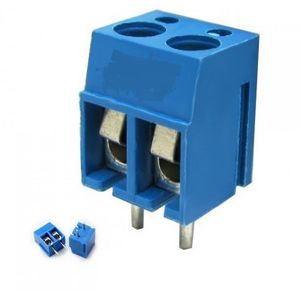 ترمینال پیچی دوپین آبی مدل KF300-2Pin