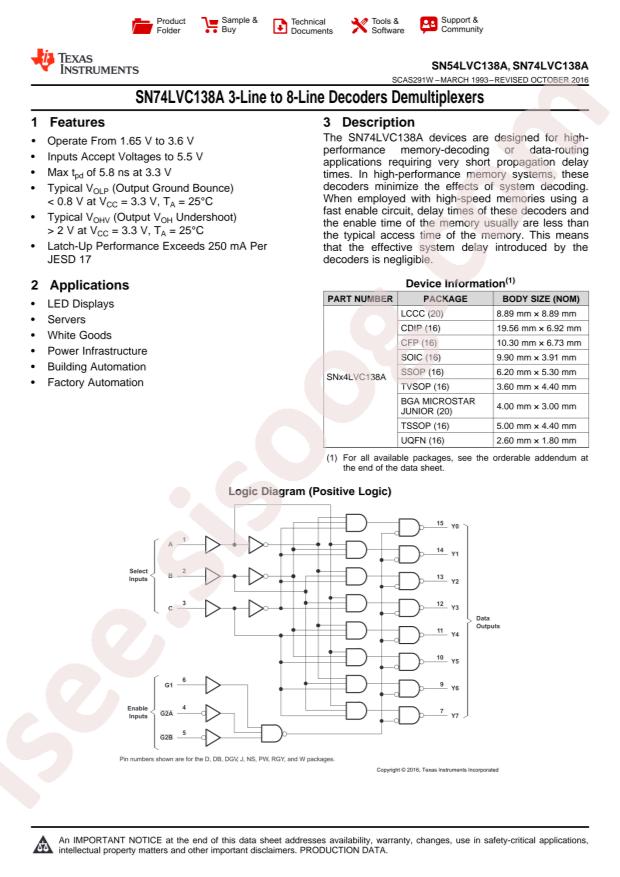 SN74LVC138ARSVR