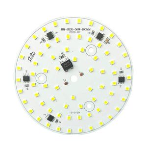 ال ای دی 50 وات 220 ولت گرد سفید مهتابی قطر 100 میلیمتر Shine