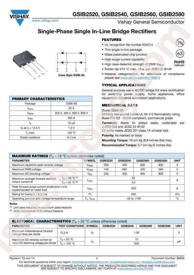 GSIB2560-E3/45