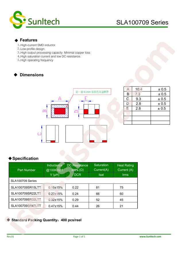 SLA100709SR47LTT