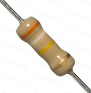مقاومت 390 کیلو اهم 0.5 وات