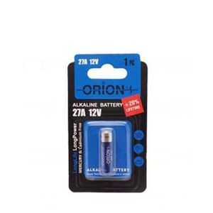 باتری ریموتی آلکالاین 12 ولت سایز 27A برند ORION (بسته تکی)