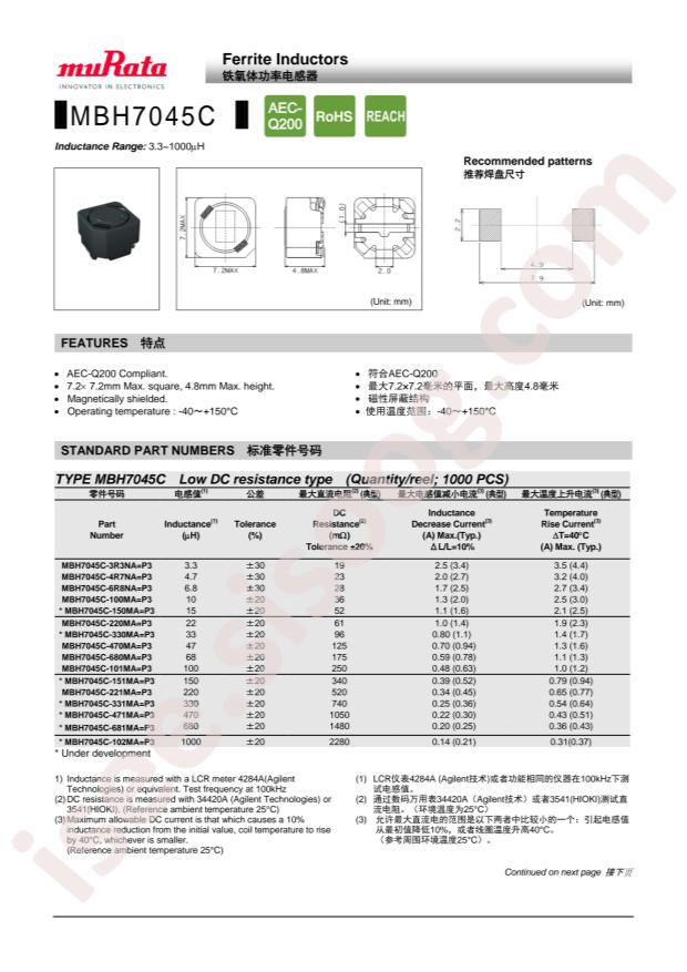 MBH7045C-101MA=P3
