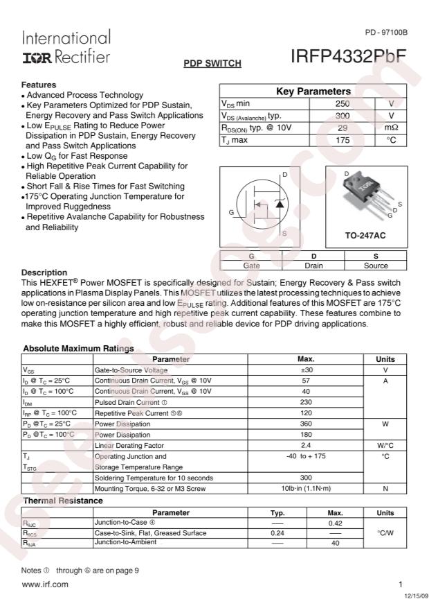 IRFP4332PBF