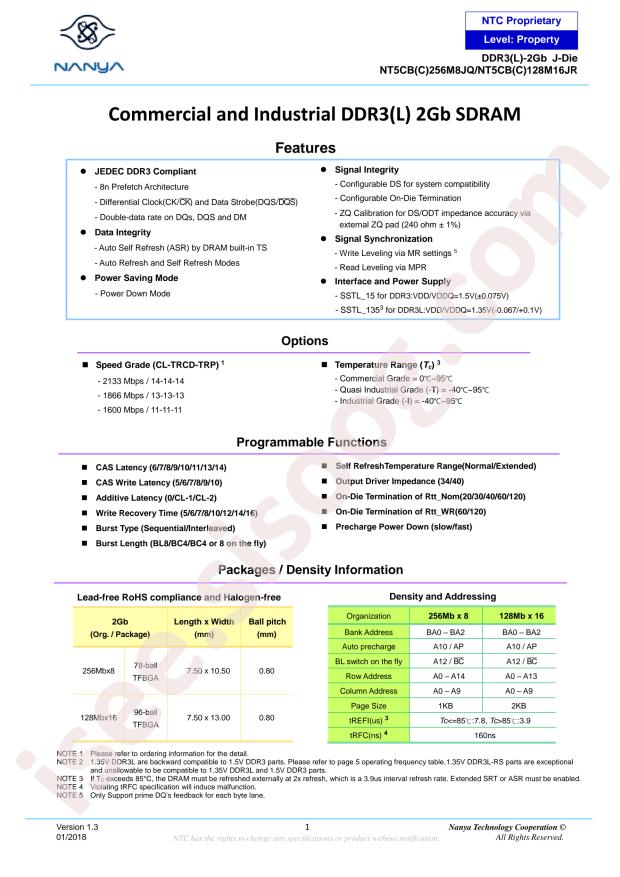 NT5CB128M16JR-FL