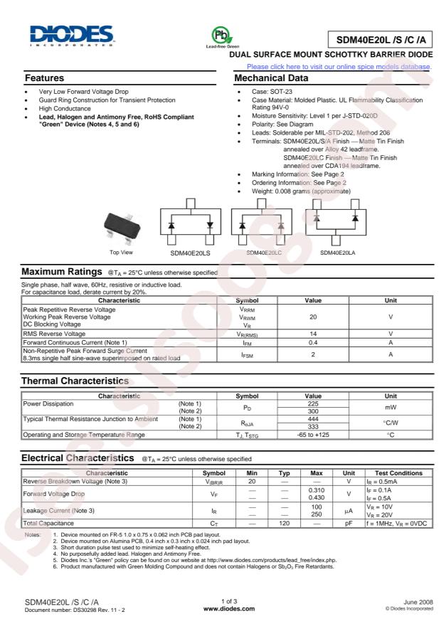 SDM40E20LC-7