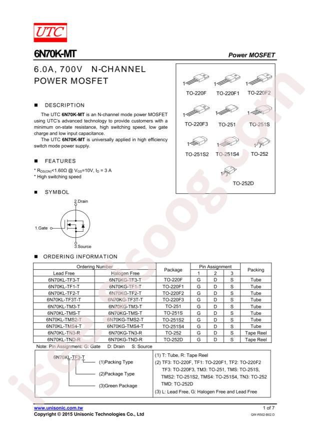 6N70KL-TF1-T