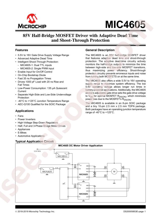 MIC4605-1YMT-TR