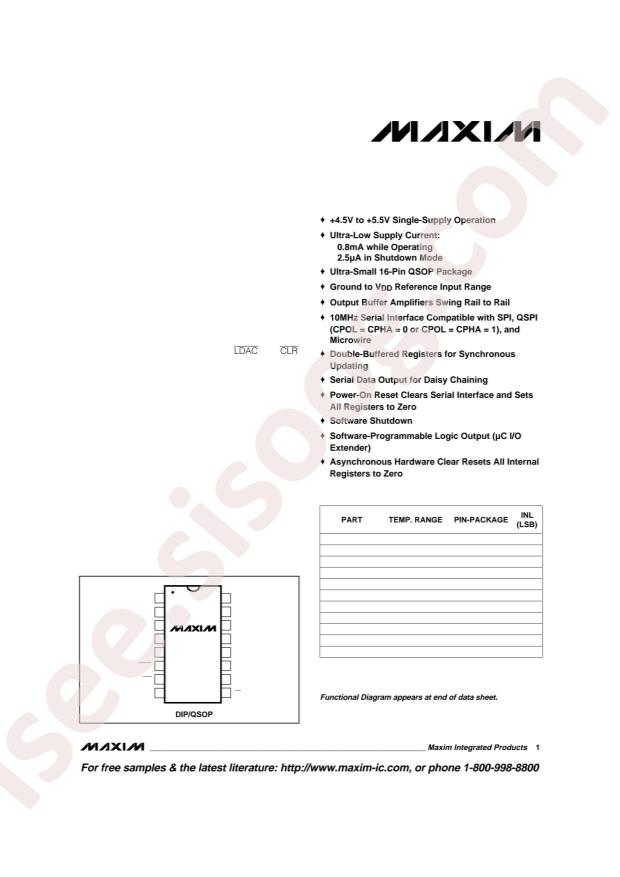MAX534BEPE+