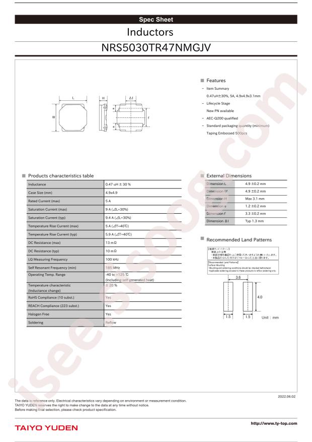NRS5030TR47NMGJV