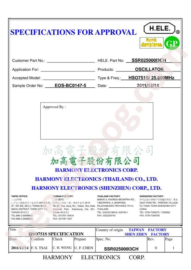 SSR025000I3CH