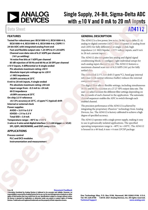 AD4112BCPZ-RL7