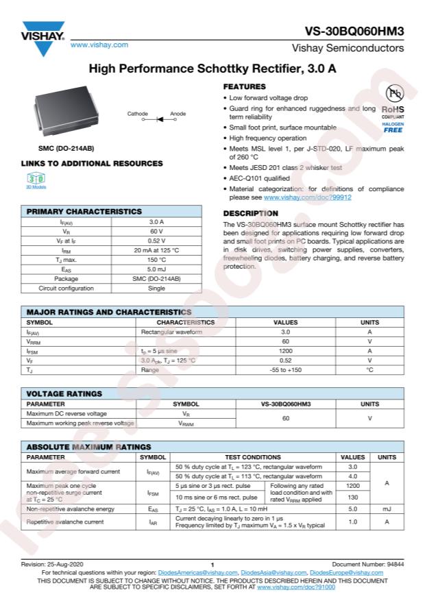 VS-30BQ060HM3/9AT
