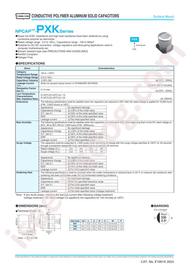 APXK6R3ARA221MF461