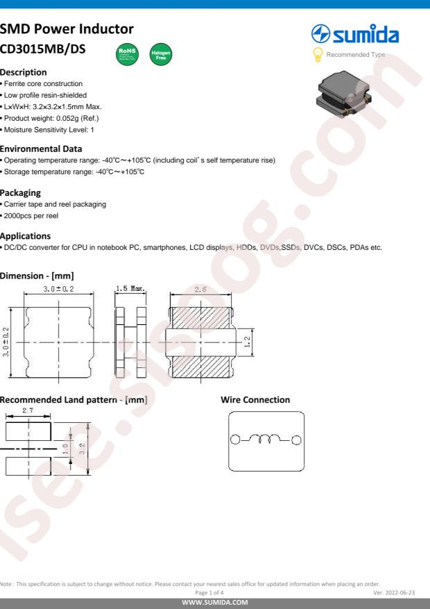 CD3015MBDS-220MC