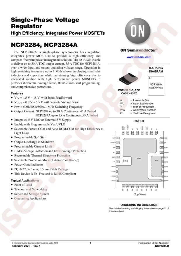 NCP3284MNTXG