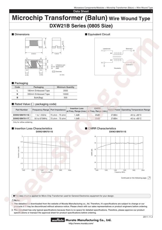 DXW21BN7511TL