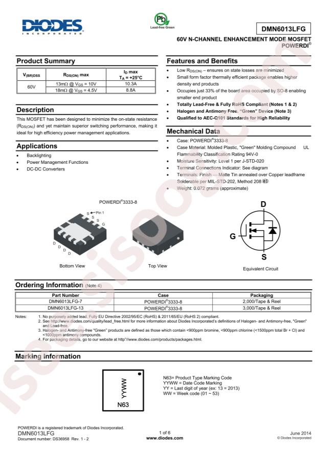 DMN6013LFG-7
