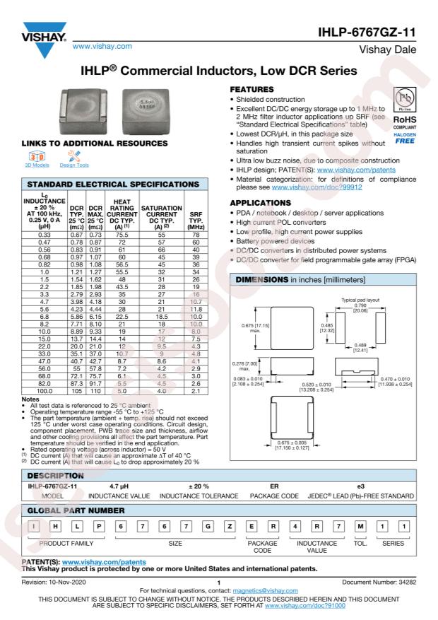 IHLP6767GZER220M11