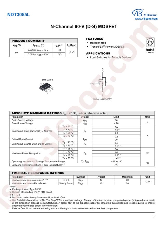 NDT3055L-VB