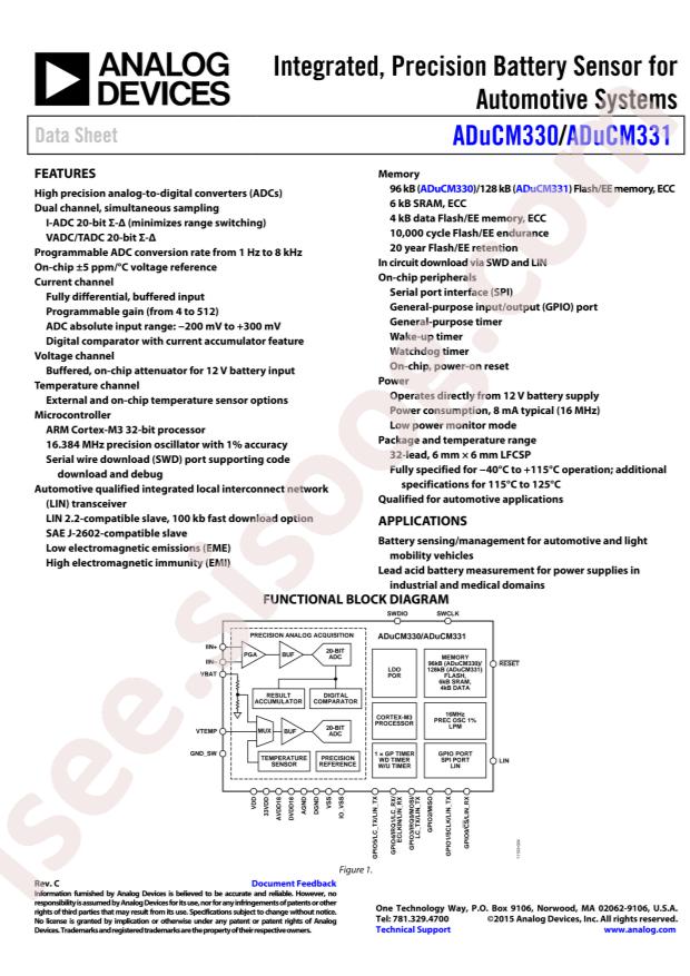 ADUCM330WDCPZ