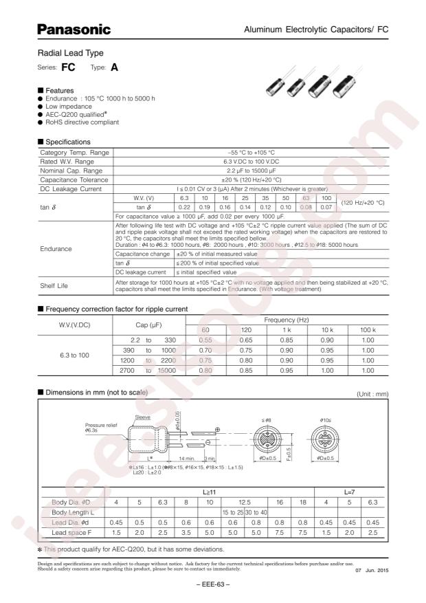 EEU-FC1A101SH