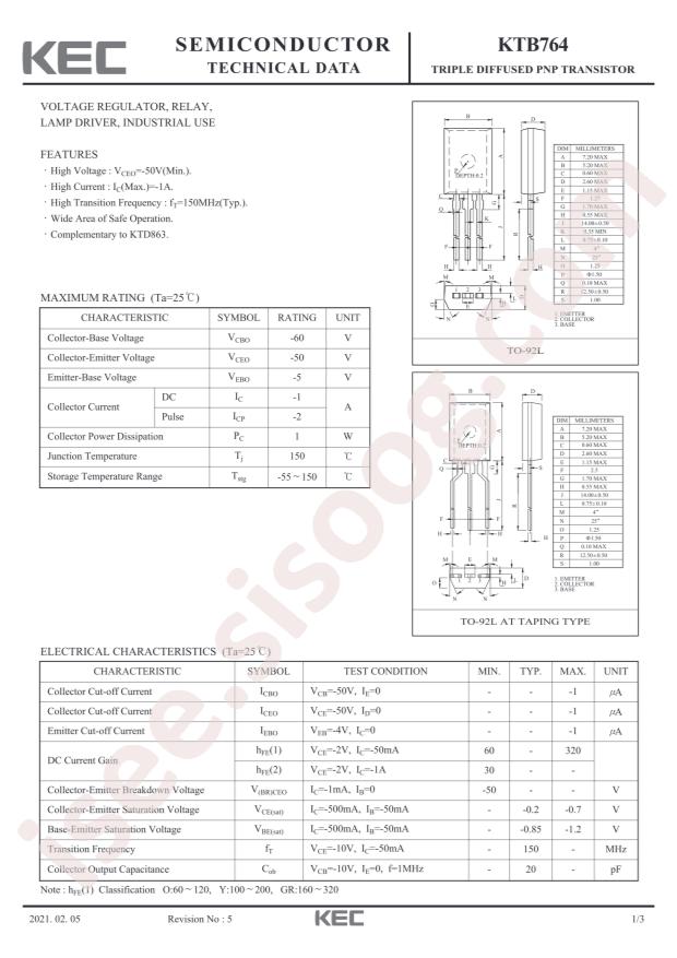 KTB764-Y-AT/P