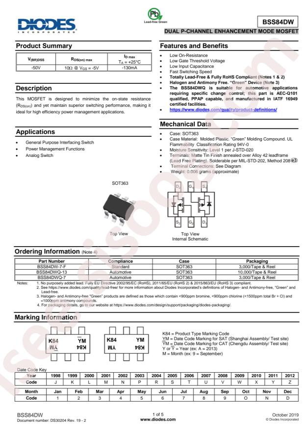 BSS84DWQ-7