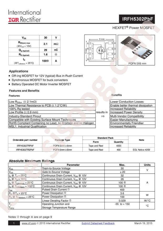 IRFH5302TRPBF