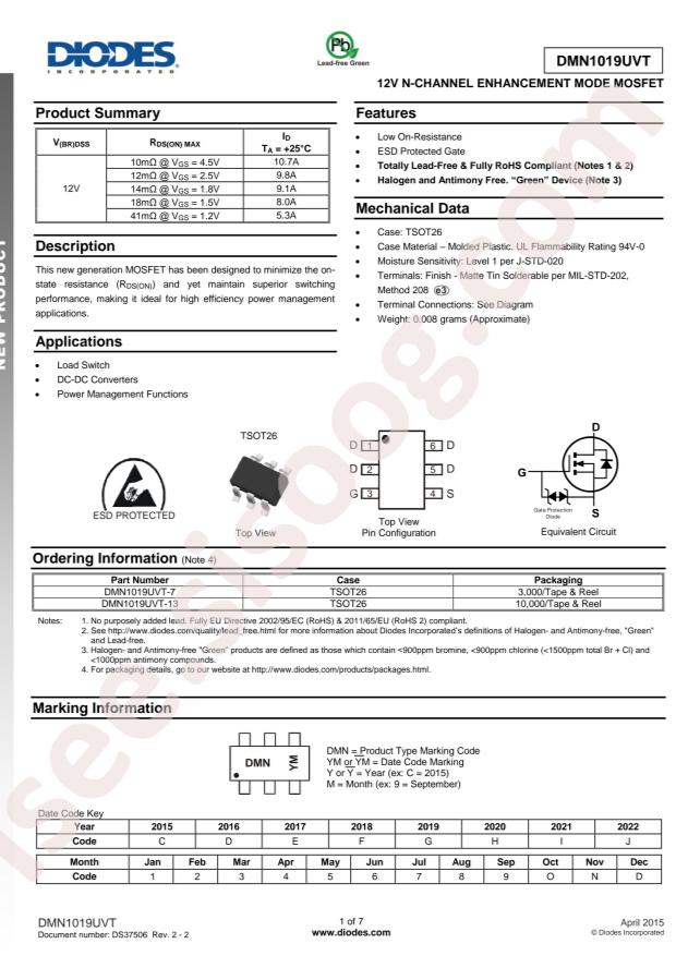 DMN1019UVT-7