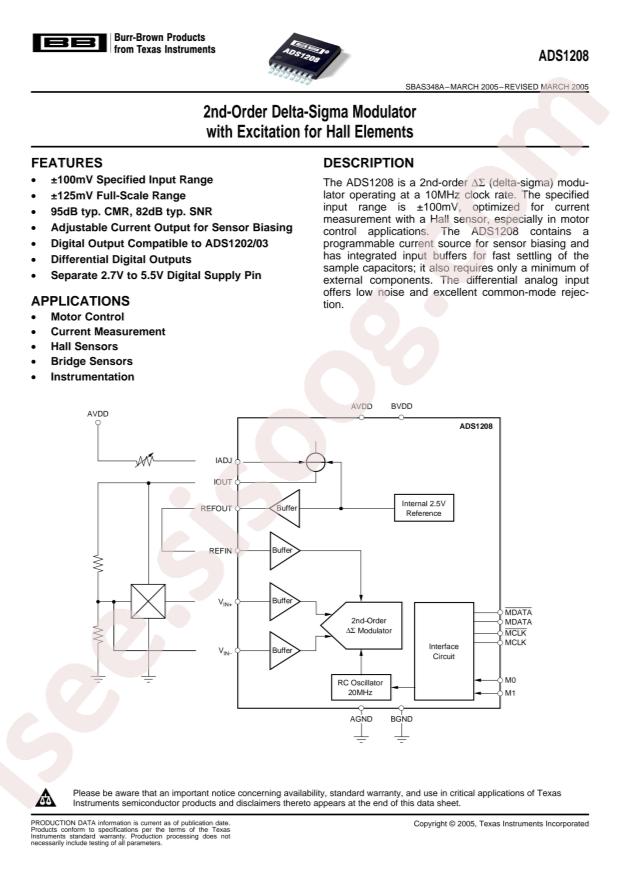 ADS1208IPW