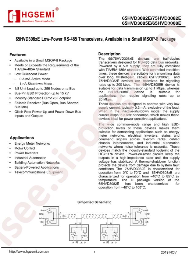 SN65HVD3088EIM/TR