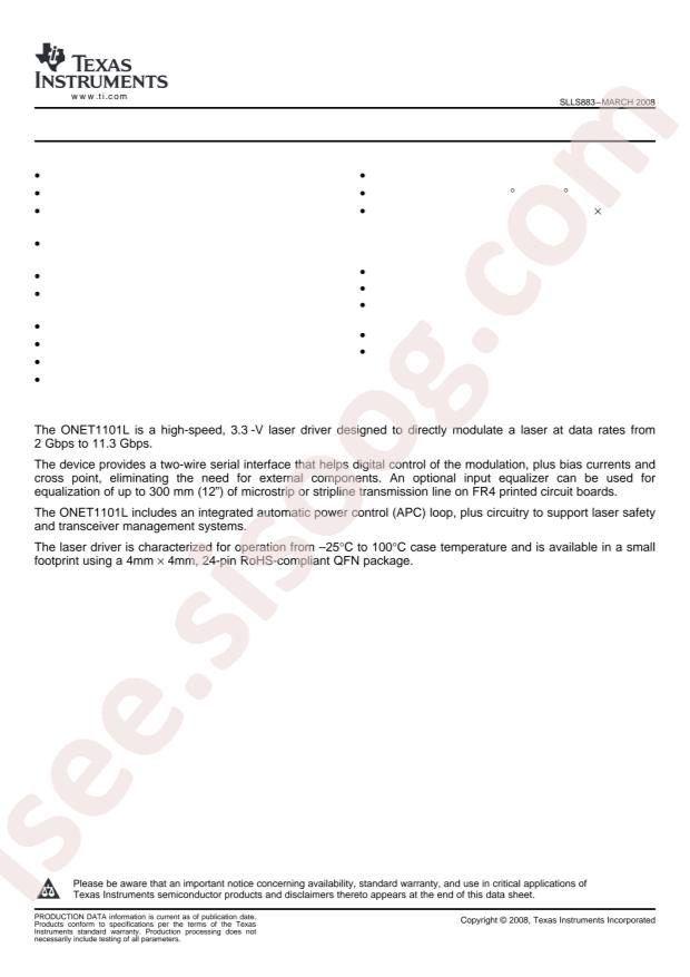 ONET1101LRGET