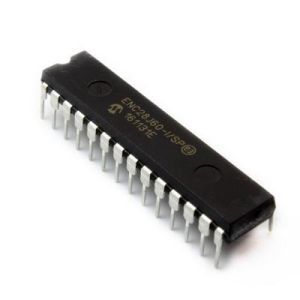 آی سی کنترلر شبکه ENC28J60-I/SP پکیج SPDIP-28