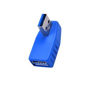 مبدل USB3 نری به مادگی 90 درجه بقل