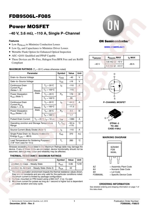 FDB9506L-F085