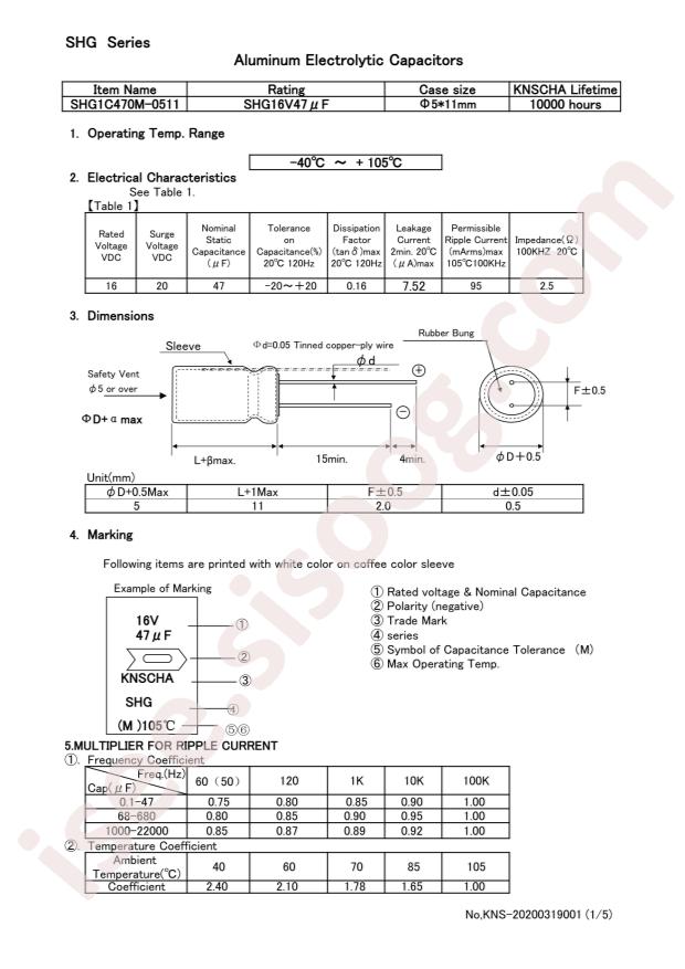 01EC1882SHG47uF16V