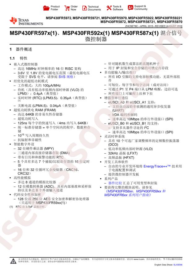 MSP430FR5972IPMR