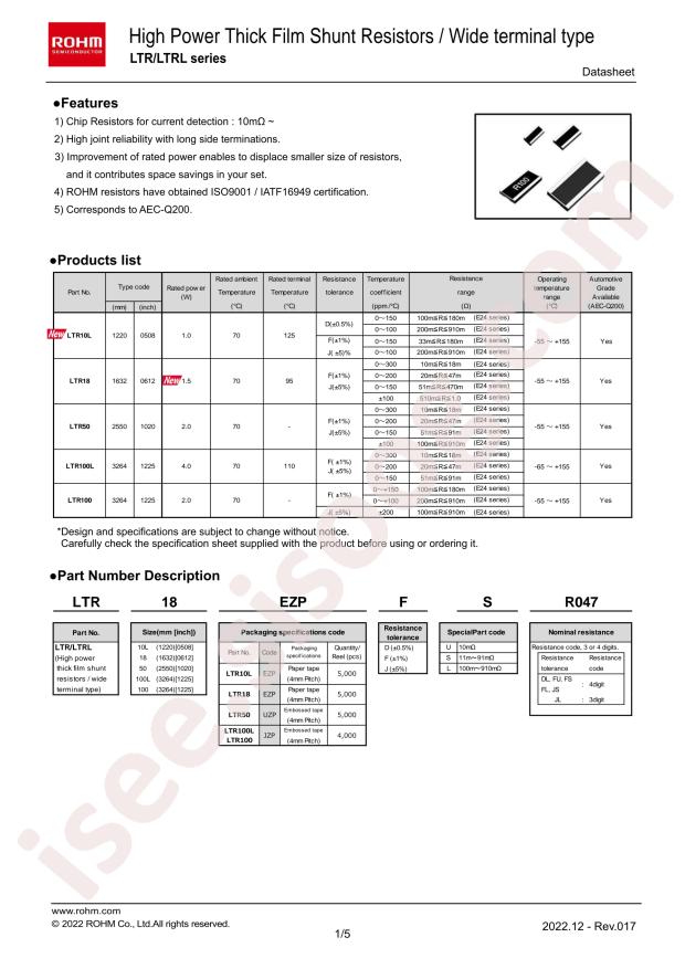 LTR18EZPFSR030