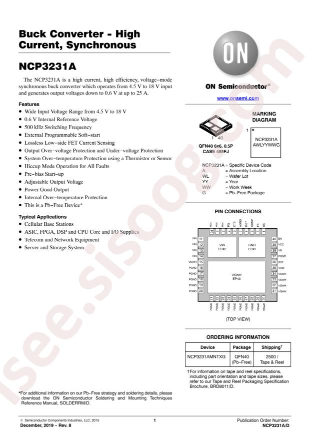 NCP3231AMNTXG