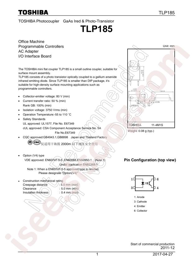 TLP185(GB-TPL,E(O