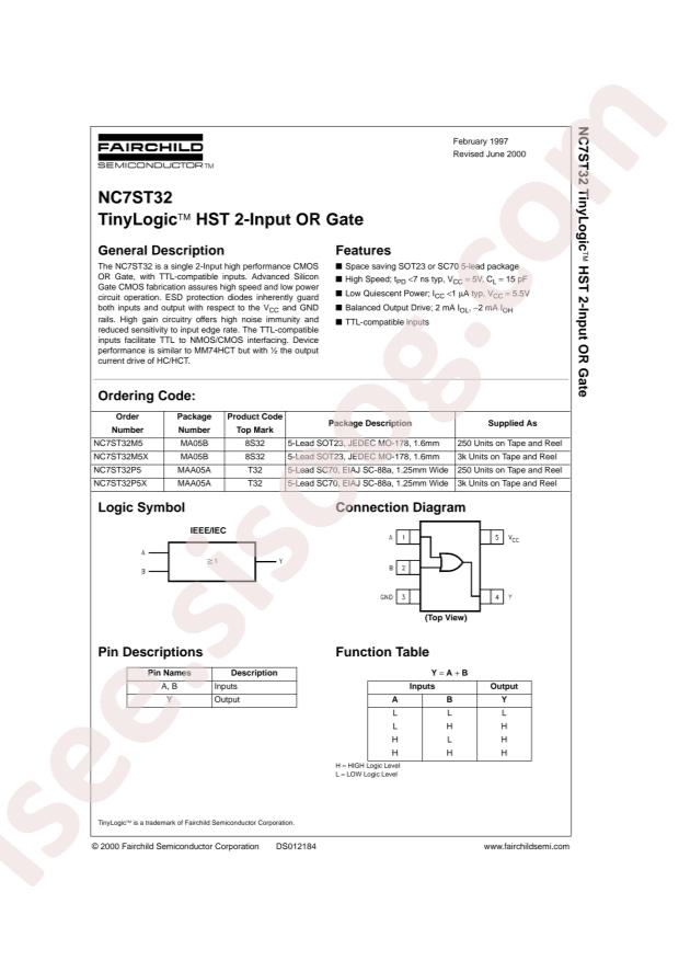 NC7ST32M5X