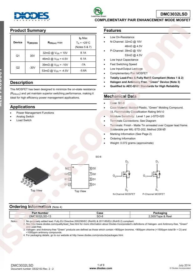 DMC3032LSD-13