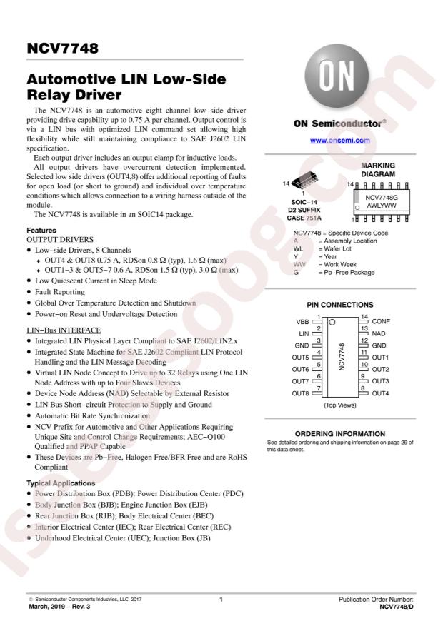 NCV7748D2R2G