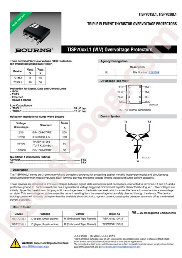 TISP7038L1DR-S