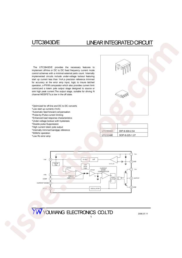 UTC3843E