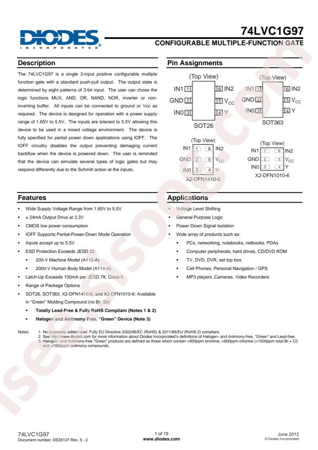 74LVC1G97DW-7